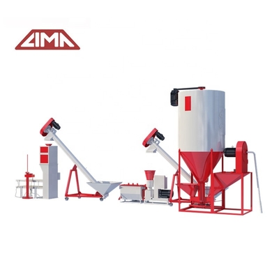 Shrimp Feed Processing Plant Poultry Feed Pellet Maker Shrimp Feed Animal Food Pellet Making Machine Mixer and Pellet Machine for Animal Feed